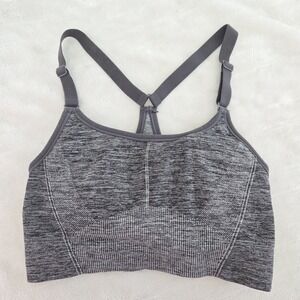 All in‎ Motion Seamless Medium Support Sports Bra Light Heather Gray Size S